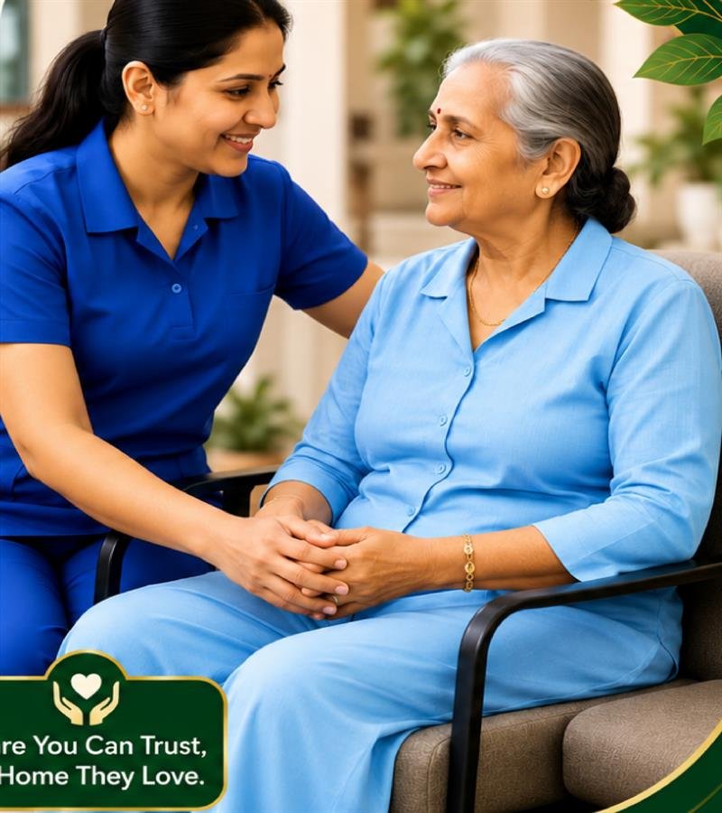 Compassionate Caregiver and Resident